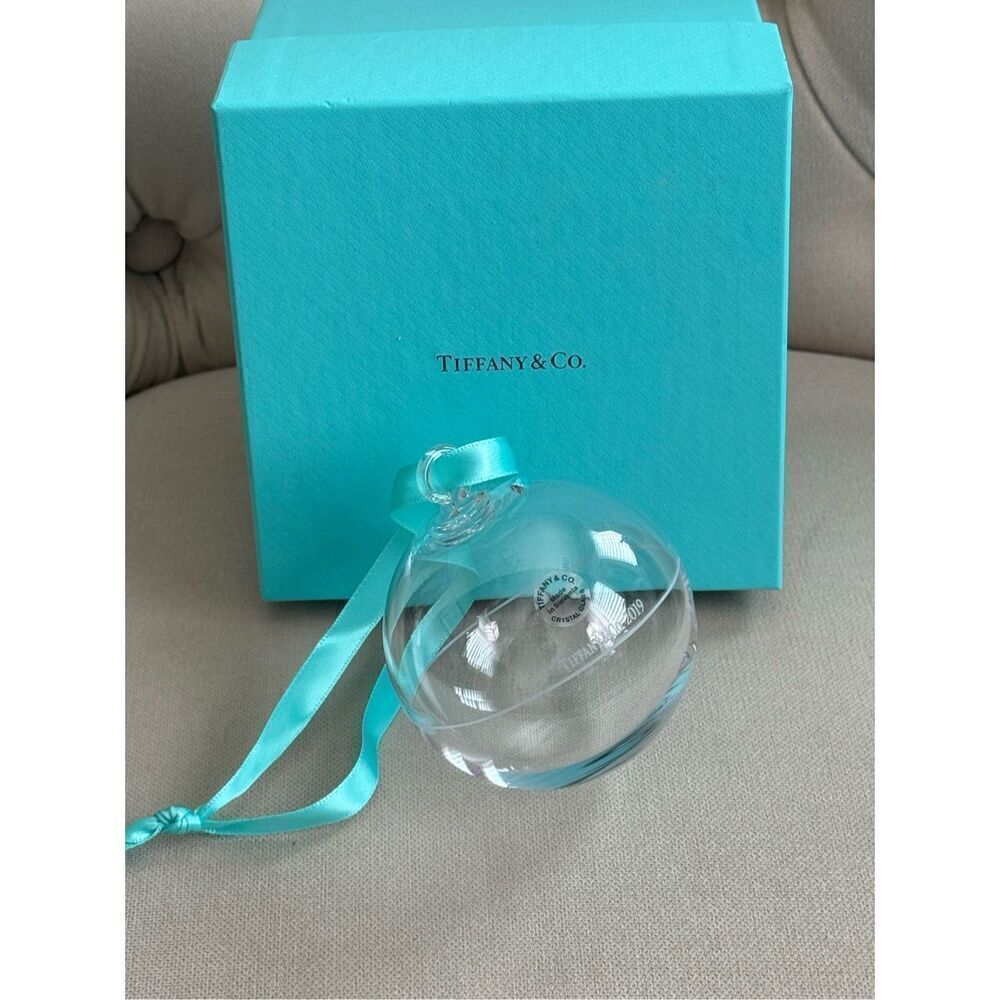 Tiffany & Co. Crystal Glass Ornament 2019